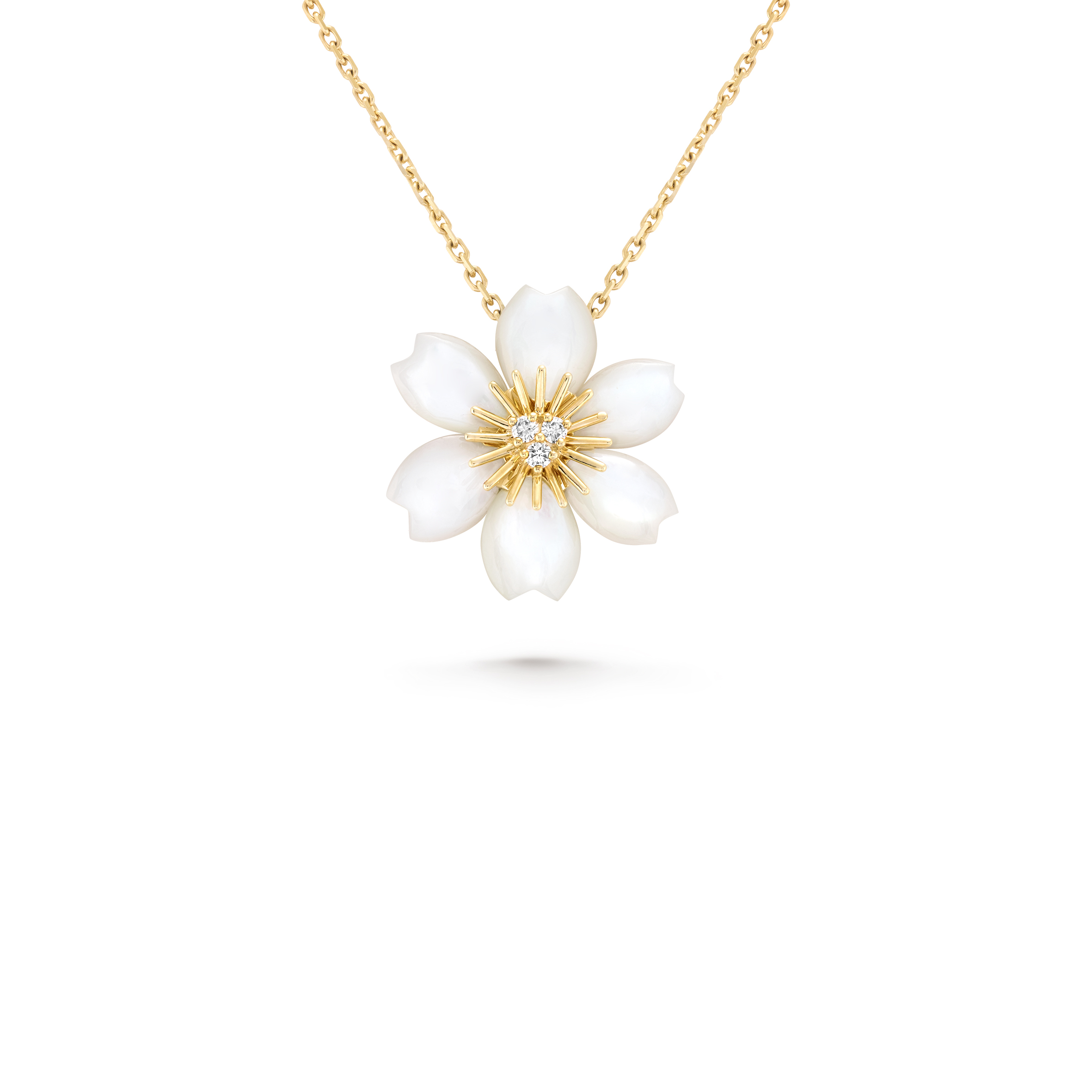 V*N CL*F arpels rose de noËl pendant, mini model vcarp7t000